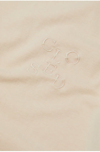 Cropped T-shirt Logo Peach