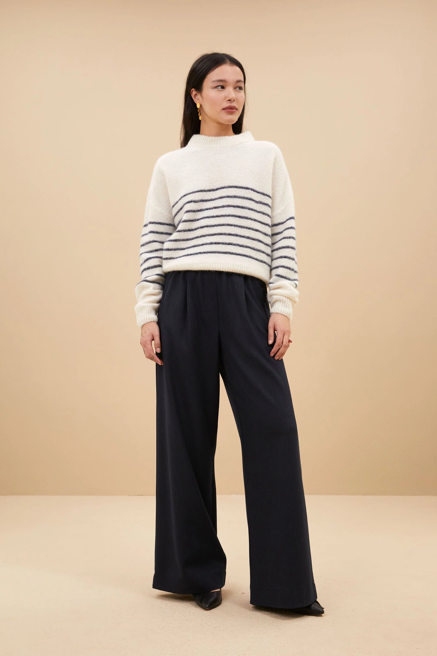 Sonny stripe pullover Off white