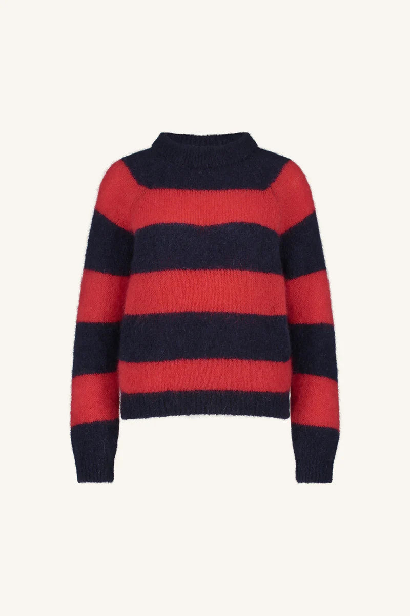 Sian stripe pullover Lipstick