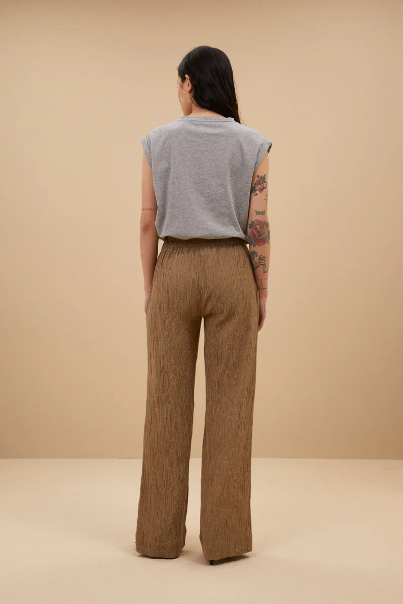 Amie Lurex Pants Gold