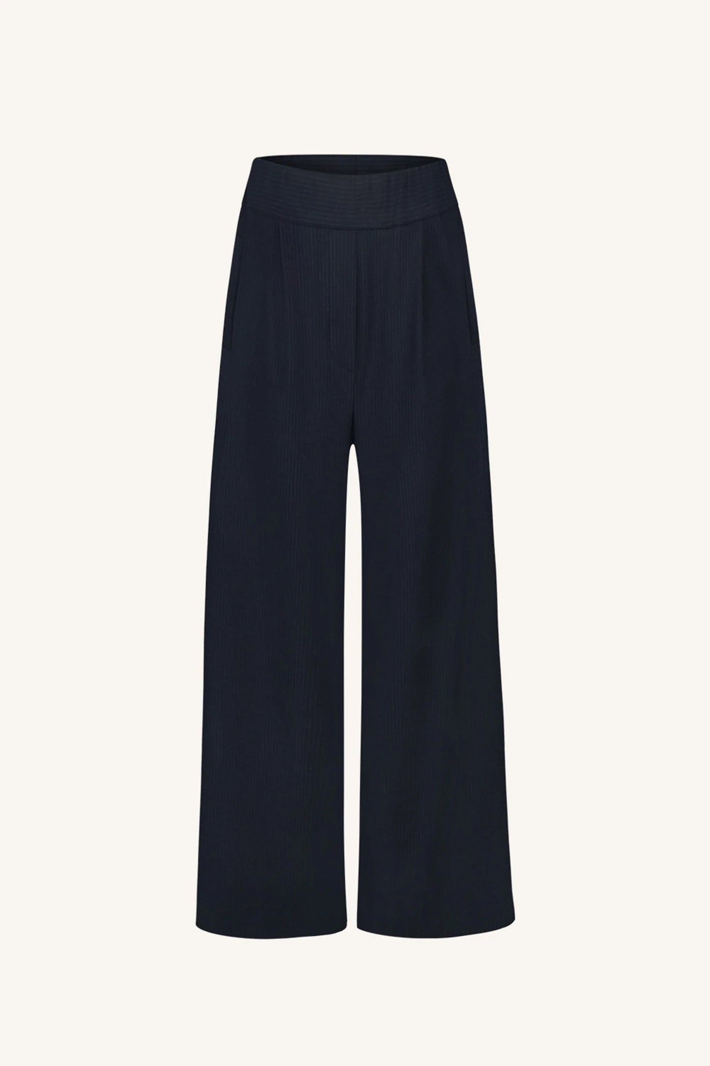 Benji stripe pant Dark navy