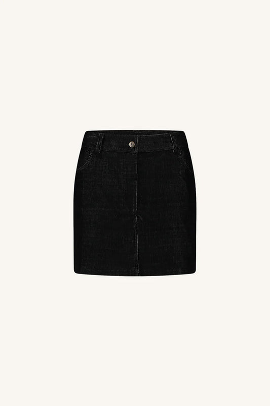 Josie Cord Skirt Black