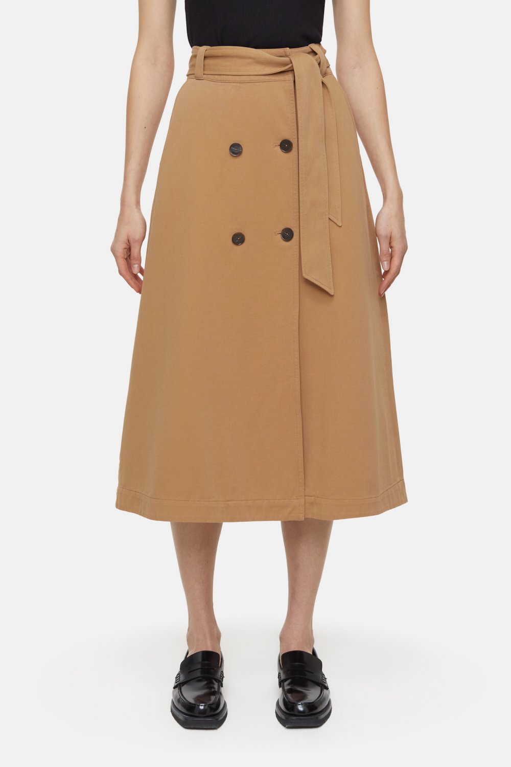 C93000 Trench Skirt Biscotti Brown