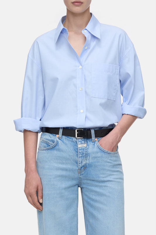 C94241 Shirt with Pocket Blue