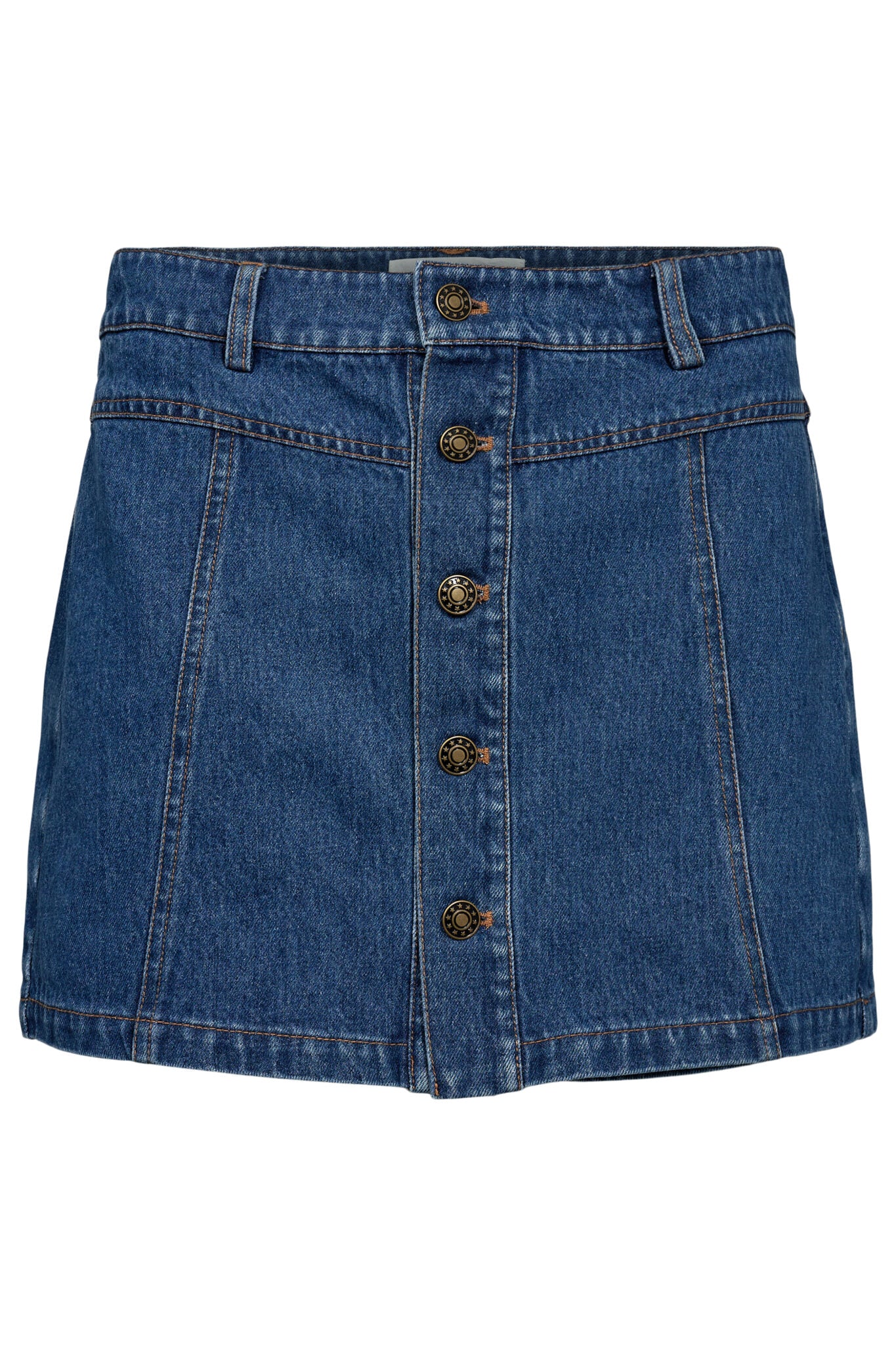 Miles Skirt Short Blue Denim