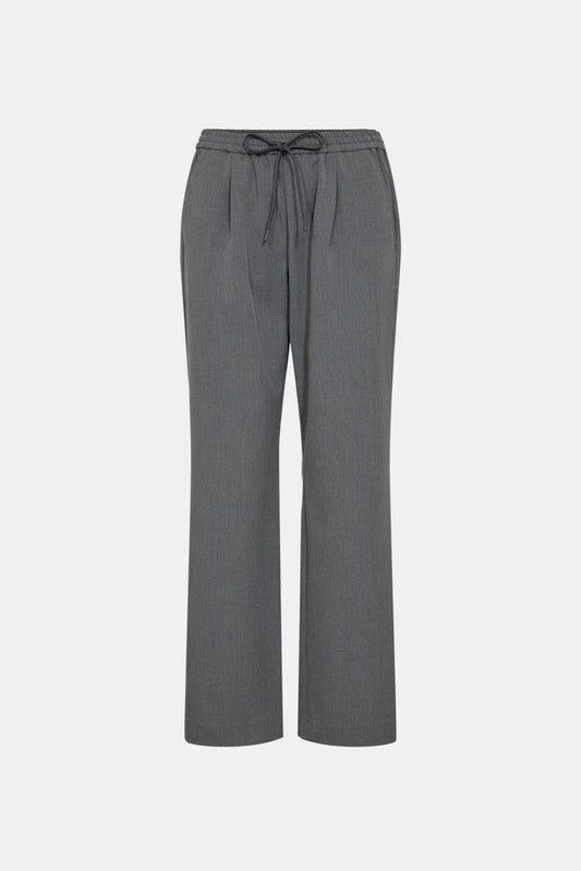 Scott drawstring pants Light grey melange