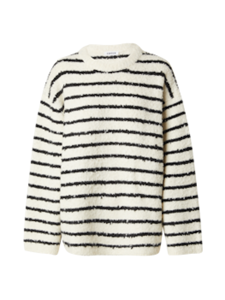 Harriet boucle jumper White/black