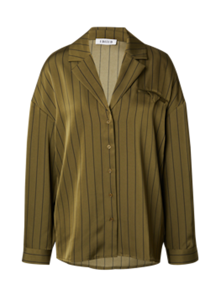 Alysa Shirt Olive+black Stripe