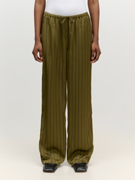 Bjelle Trousers Olive+Black stripe