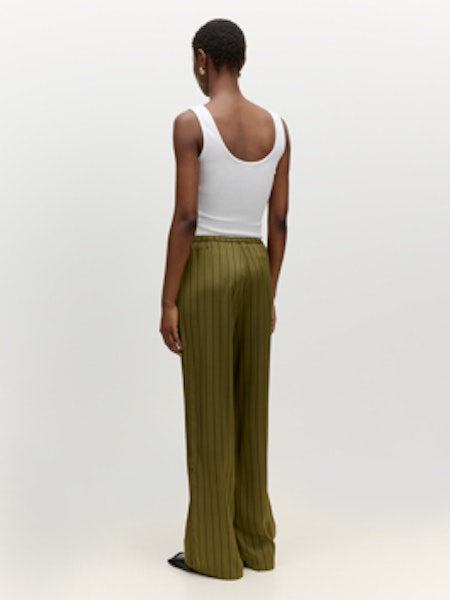 Bjelle Trousers Olive+Black stripe