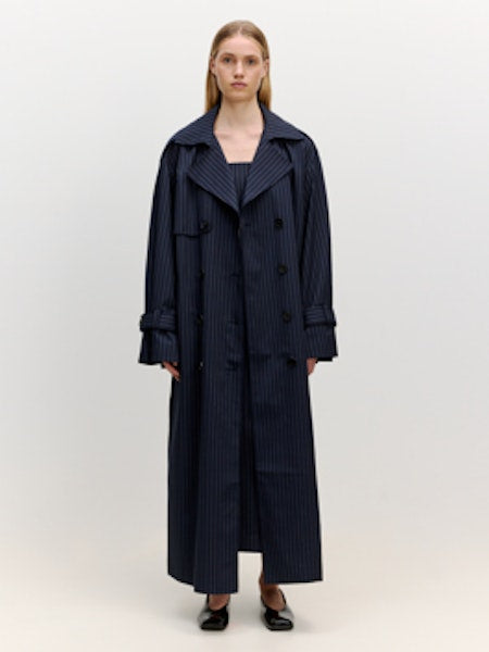 Oversize birgit trenchcoat Navy