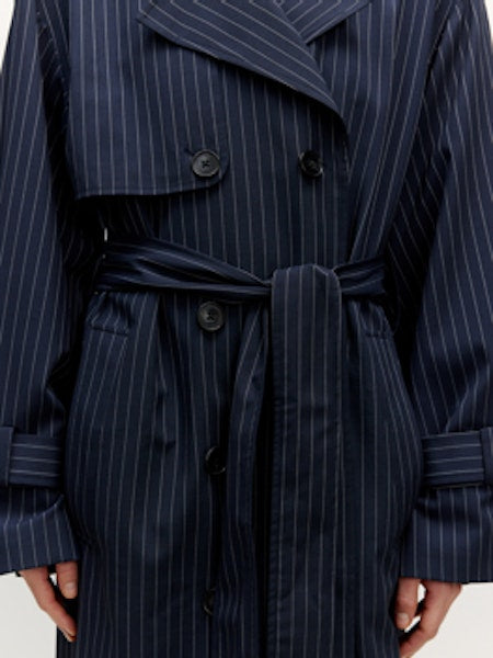 Oversize birgit trenchcoat Navy