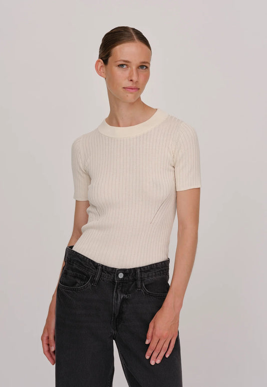 Doofy Knit Blouse Off White