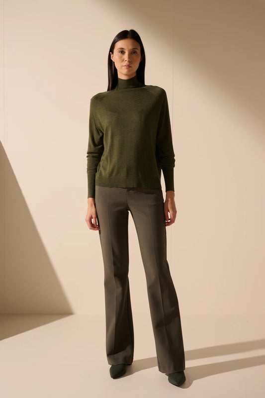 Laure trousers Smoked green