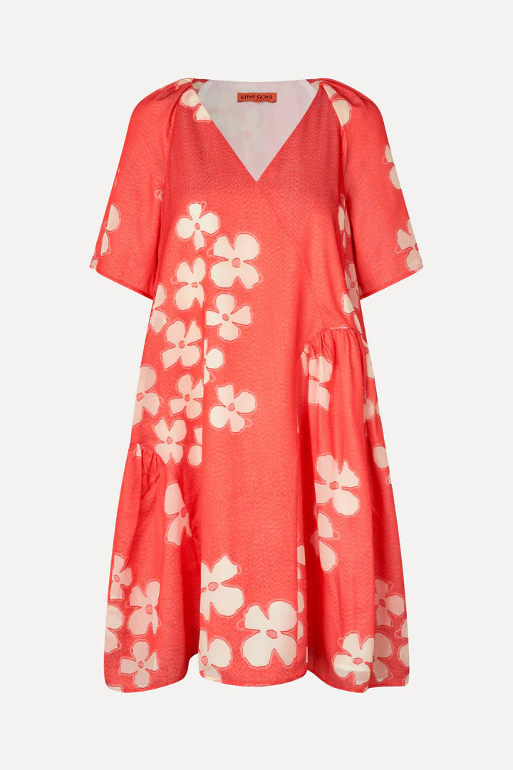 Cali dress Ditzy poppies