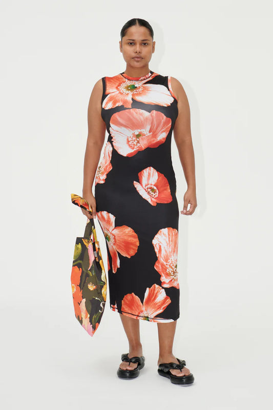 Danya dress Opium poppies