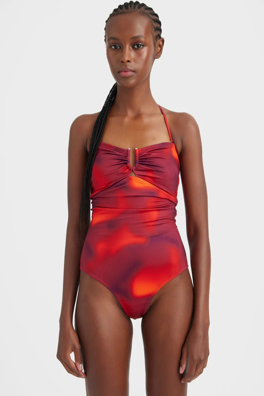 Kally Swimsuit Red fire