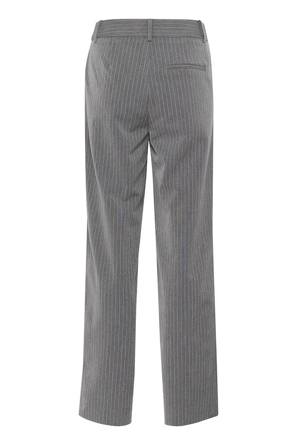 Joelle Pinstripe Pants Grey