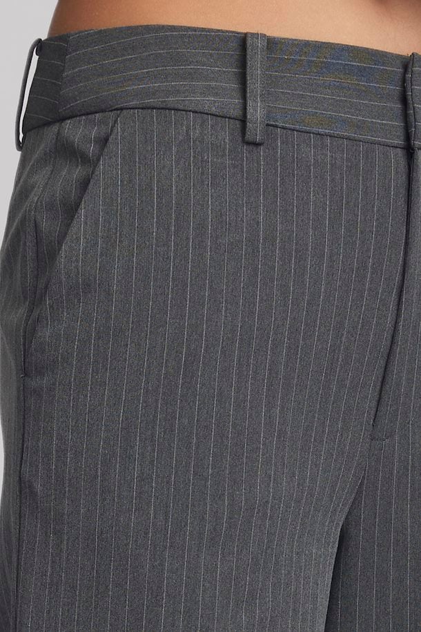 Joelle Pinstripe Pants Grey